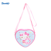 Sanrio三丽鸥Hello Kitty沙滩风斜挎包心形可爱软萌变色亮片包