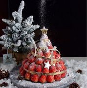 圣诞节草莓水果网红裸生日蛋糕，石家庄廊坊天津秦皇岛保定同城配送