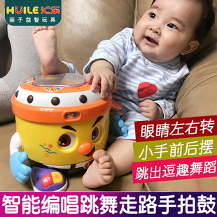 汇乐儿童音乐6个月以上手拍鼓婴儿0-1岁2宝宝，早教益智拍拍鼓玩具