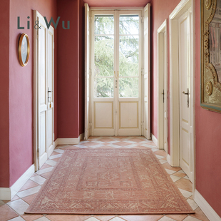 liandwu比利时进口ragolle高级轻奢羊毛地毯，客厅北欧法式复古风