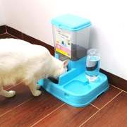打翻饮水机单碗猫咪，固定养猫用品套装，防滑双层猫盆全套猫食盆