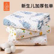 包单婴儿春夏纯棉初生新生宝宝产房包被用品加厚夹棉襁褓裹布包巾