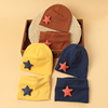 秋冬季纯棉男女宝宝帽子，围脖套装婴儿保暖儿童套头帽围巾两件套