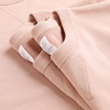脏粉色340g毛圈重磅纯棉，圆领纯色卫衣，宽松套头长袖秋冬男女款外套