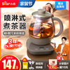 小熊煮茶器家用喷淋式黑茶普洱玻璃茶炉全自动保温蒸汽煮茶壶