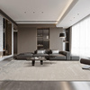 地毯客厅高级轻奢沙发茶几毯加厚暖色现代简约极简混纺卧室黑白灰