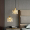 全铜轻奢卧室床头小吊灯，现代法式简约背景墙吊灯创意个性美式灯具