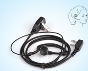tk928对讲机耳机耳挂式对讲机耳机，入耳式对讲机通用k头插口耳机