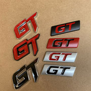 汽车个性立体GT车贴 金属改装车标 后尾标车身贴gt侧标创意贴