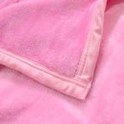 夏季纯色珊瑚绒毯子空调毯午睡薄款毛巾法兰绒冬季床单人瑜伽毛毯