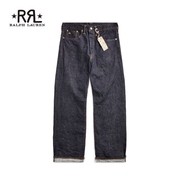 RRL男装 经典款复古五口袋版型镶边牛仔裤RL90198