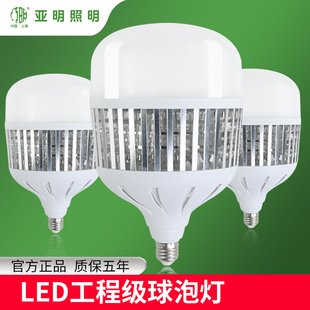 亚明照明 led灯泡家用E27螺口节能灯白光室内大功率照明球泡工厂