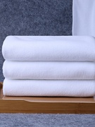 100条装酒店宾馆一次性毛巾不掉毛足浴 擦手白色方巾处理