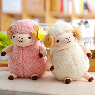 小绵羊可爱小羊公仔玩偶羊羊毛绒，玩具小白羊，大号娃娃布羊超萌