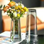 北欧创意玻璃花瓶客厅，插花水养小摆件办公室桌面，装饰品家居小花瓶