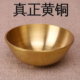 铜碗筷子家用铜器餐具缺铜补铜纯铜，饭碗铜体内勺子金属工艺