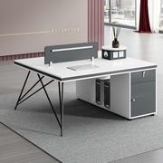 办公桌椅组合两人桌子工作台2二人双人位办公家具电脑桌简约现代