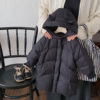 童装男童女童冬装2023儿童，长款羽绒服白鸭绒(白鸭绒)黑色连帽保暖外套