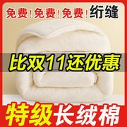 新疆棉花被子被芯冬季棉被冬被加厚超厚保暖床垫铺底褥子棉胎棉絮