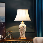 美式乡村台灯卧室床头柜创意简约现代温馨浪漫婚房田园欧式灯具