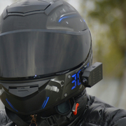 4k高清骑行运动头戴摩托车，头盔防抖摄像机，横竖屏多视角1600万像素