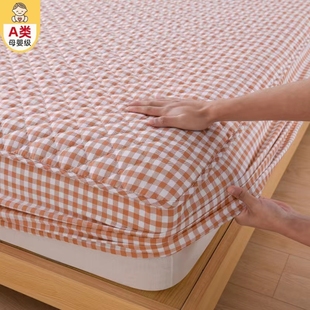 A类纯棉床笠罩2024加厚防滑床罩席梦思床垫保护罩防尘床单套
