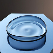 玻璃水设计师严选创意面客厅茶几简约现代收纳盘餐桌托盘摆件果盘