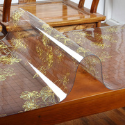 欧式桌布防水防油防烫免洗隔热长方形茶几餐桌垫水晶板塑料软玻璃
