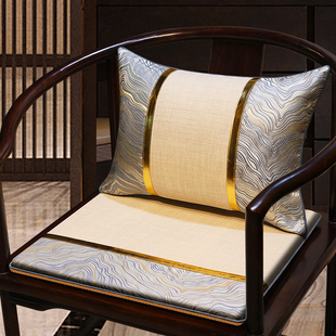 中式红木沙发坐垫椅子垫乳胶实木，圈椅餐椅垫，茶桌椅子座垫凳子垫子