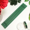 2号仿真花杆绿色塑料胶包铁丝diy手工丝网花玫瑰花材料40cm30cm