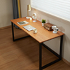 樱桃木电脑桌台式家用实木，桌子黑胡桃木书桌，轻奢办公桌北欧学习桌