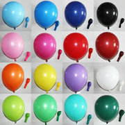 儿童生日派对装饰10寸加厚圆形亚光气球婚礼，布置拱门印刷广告汽球