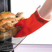 法国mastrad 隔热手套防烫烤箱微波炉烘焙厨房防热硅胶厚姜妍同款