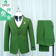 出租儿童礼服男童主持朗诵高端170码西装租赁大童中学生西服套装