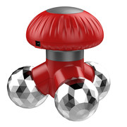 蘑菇手无线充电式小型USB电动迷你按摩器 家用三角震动按摩仪