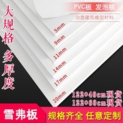 pvc发泡板雪弗板切割建筑沙盘模型广告材料安迪板大规格 墙体整张