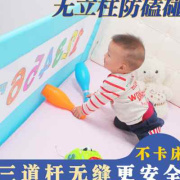 儿童床边护栏宝宝防摔掉婴儿，床上栏杆挡板，通用18米折叠大床围栏