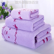 浴巾毛巾两件套日式三套装女可爱个性学生宿舍棉组合吸水三件套柔
