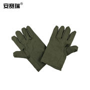 安赛瑞五指军绿加绒手套78式，老式手套冬季劳保，防寒保暖棉手套加厚