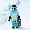 vectorkids玩可拓儿童连体，滑雪服套装男童，女童防水保暖宝宝滑雪服