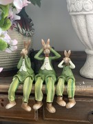 可爱三不兔子吊脚娃娃杂货，家居摆件结婚礼物，客厅卧室装饰品
