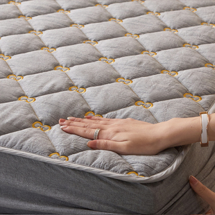 纯棉夹棉床笠全棉单件定制加厚床套席梦思，床垫保护套防水隔尿床罩