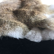 兔皮彩色兔毛成品整张整张原料家兔皮皮草熟皮