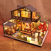 di小y屋模型手工制作礼物房子拼装别墅创意建筑生日玩具日式大型