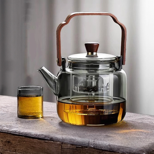 玻璃煮茶壶2024高端耐高温蒸泡茶专用围炉煮茶器电陶炉烧水壶
