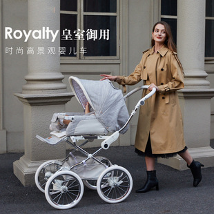 coolbaby婴儿推车欧洲皇室宝宝，推车高景观(高景观，)双向婴儿推车可坐可躺
