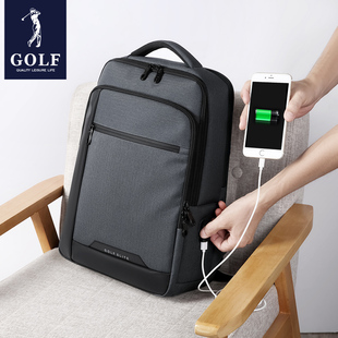 高尔夫男包双肩包背包15.6寸电脑包大容量休闲旅行包书包多功能包