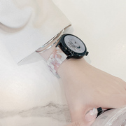 适用华为gt3表带watch3陶瓷树脂手表带，gt2保时捷gt2e腕带智能运动4642mm定制配件男女情侣款创意替换表带