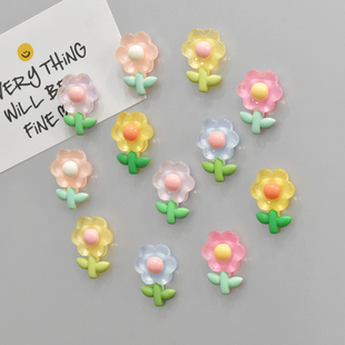 可爱花朵强力冰箱贴磁性贴个性创意吸铁石3d立体小巧装饰好看ins