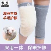 羊毛护膝冬季运动护膝，保暖护具男女士，中老年护膝加长款